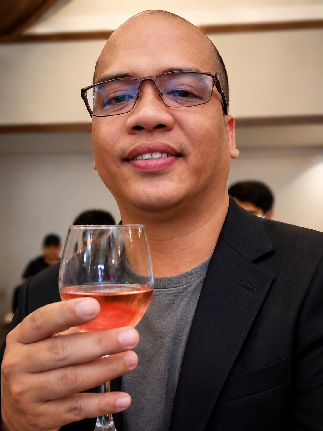 Dan Erwin smiling at an event